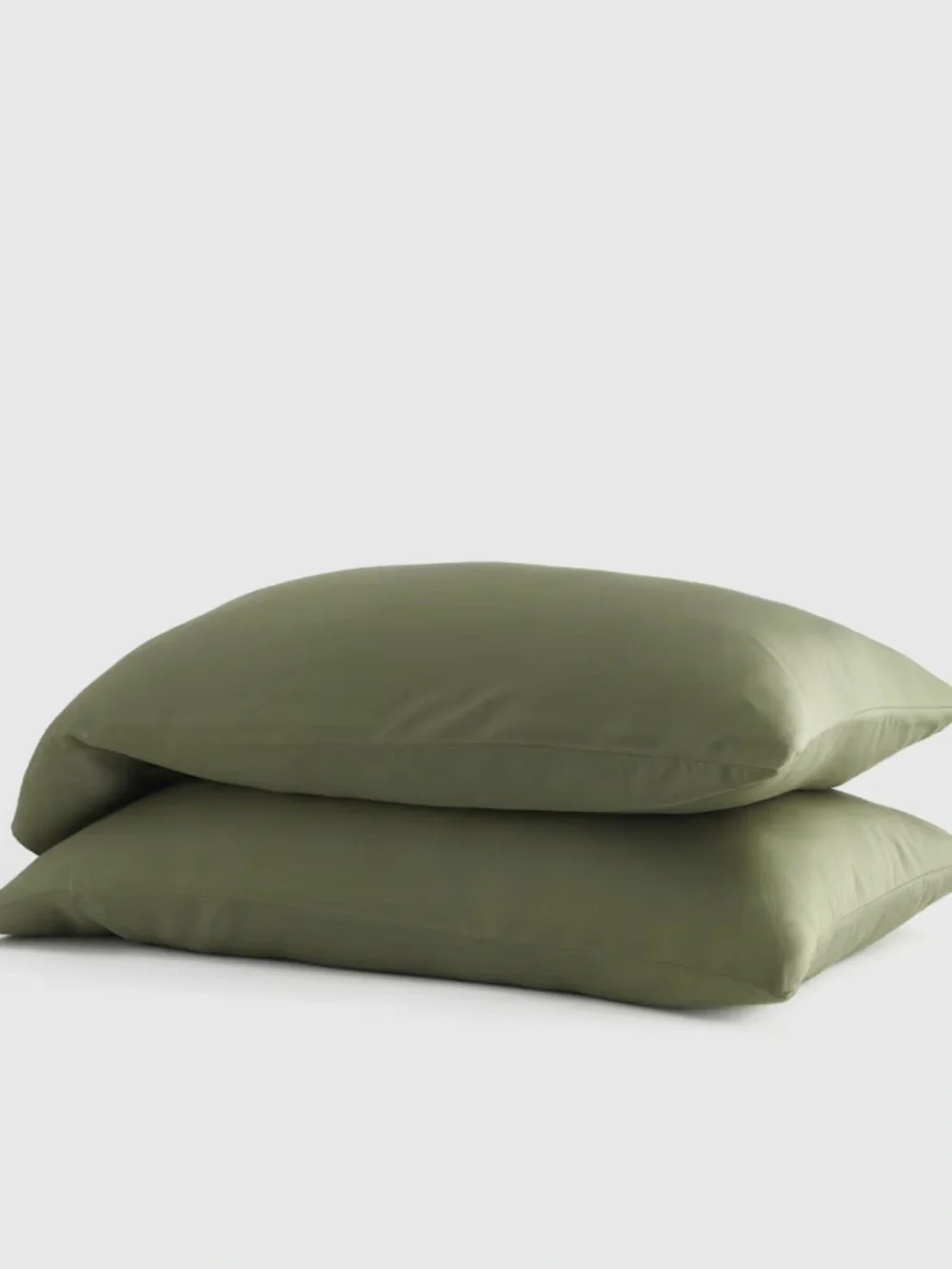 New Bamboo Pillowcase Set King Olive green
